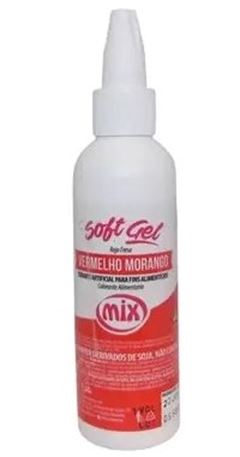 MIX SOFTGEL CORANTE VERMELHO MORANGO 60G