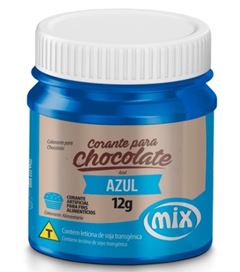 MIX CORANTE P/CHOC AZUL 12G