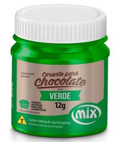 MIX CORANTE P/CHOC VERDE 12G