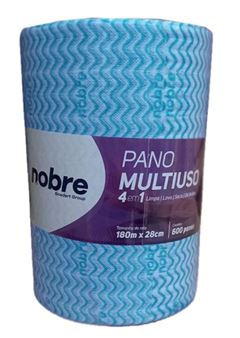 PANO MULTIUSO ROLO AZUL NOBRE 28X180MT