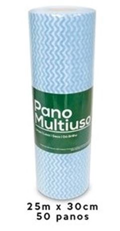 PANO MULTIUSO ROLO AZUL NOBRE 30X25MT