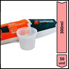 POTE TR MINAPLAST 300ML PC/50UND