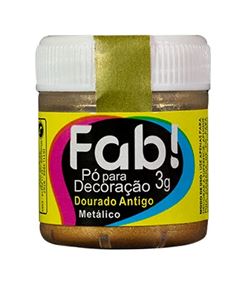 FAB PO P/ DECORACAO DOURADO ANTIGO 3G