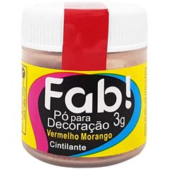 FAB PO P/ DECORACAO VERMELHO MORANGO 3G