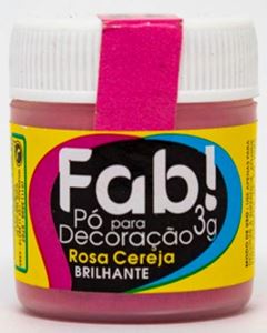 FAB PO P/ DECORACAO ROSA CEREJA 3G