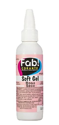 FAB CORANTE SOFTGEL ROSA SECO 25G