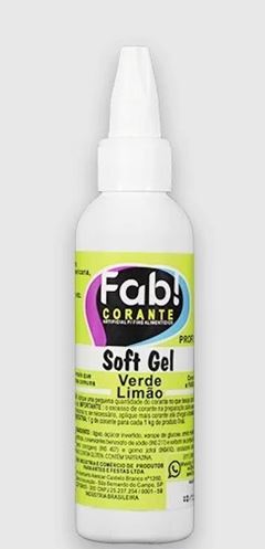 FAB CORANTE SOFTGEL ALIM VERDE LIMAO 60G