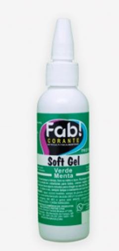 FAB CORANTE SOFTGEL ALIM VERDE MENTA 60G