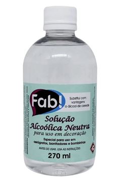 FAB SOLUCAO ALCOOLICA NEUTRA 270ML