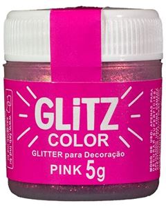 FAB GLITTER P/ DECORACAO PINK 5G