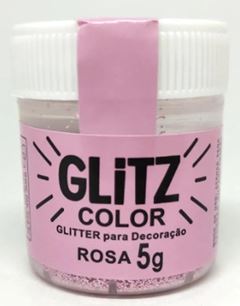 FAB GLITTER P/ DECORACAO ROSA 5G