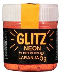 FAB PO P/ DECORACAO NEON LARANJA 5G