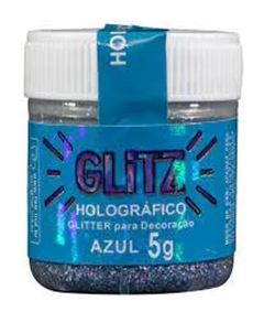 FAB GLITTER HOLOGRAFICO AZUL 5G