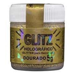 FAB GLITTER HOLOGRAFICO DOURADO 5G