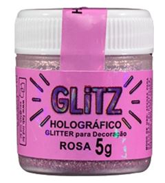 FAB GLITTER HOLOGRAFICO ROSA 5G