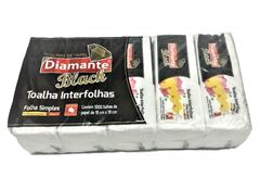 PAPEL TOALHA DIAMANTE BLACK 100% C/1000F