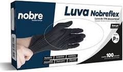 LUVA TPE NOBRE S/PÓ ” G ” PRETA CX100UN