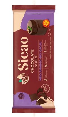 CHOCOLATE MEIO AMARGO SICAO 1,01KG