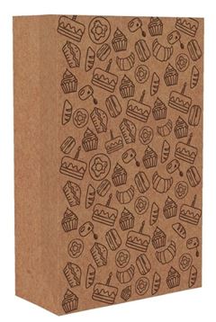 SACO ECO CAKE FOODS (PPL) MARROM PCT/50