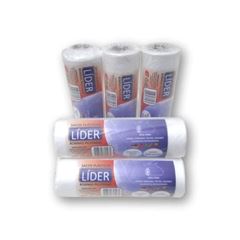 BOBINA DE SACO PLASTICO, 25X35, 2KG