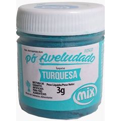 MIX CORANTE PO FOSCO AVELUDA TURQUESA 3G