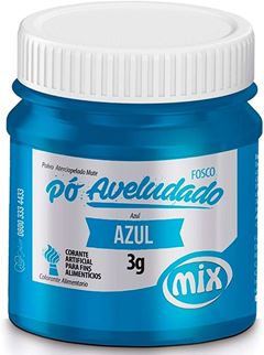 MIX CORANTE PO FOSCO AVELUDADO AZUL 3G