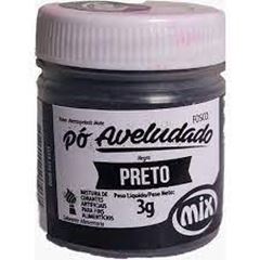 MIX CORANTE PO FOSCO AVELUDADO PRETO 3G