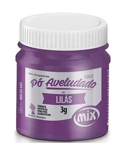 MIX CORANTE PO FOSCO AVELUDADO LILAS 3G