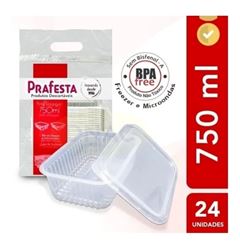 POTE RET C/TAMPA PRAFESTA 750ML C/24UND