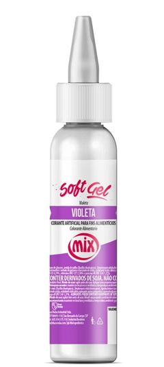 MIX SOFTGEL CORANTE VIOLETA 25G