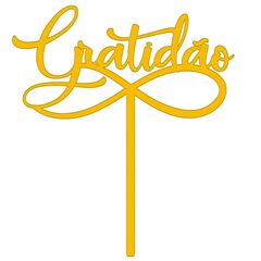 MINI TOPO DE BOLO GRATIDAO DOURADO