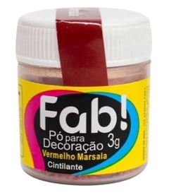 FAB PO P/ DECORACAO VERMELHO MARSALA 3G