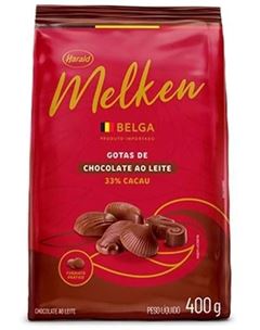 CHOCOLATE AO LEITE BELGA MELKEN 400G