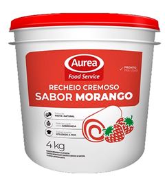 RECHEIO CREMOSO MORANGO AUREA 4KG