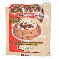 CHOCOLATE EM PO 50% BARON 500G
