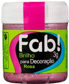 FAB BRILHO P/ DECORACAO ROSA 3G