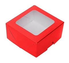CAIXA GAVETA C/VISO 4 DOCES COR VERMELHO