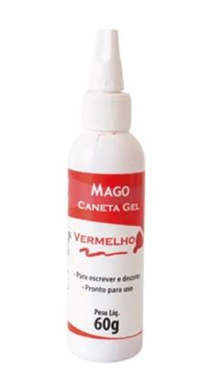 MAGO CANETA GEL VERMELHO 60G