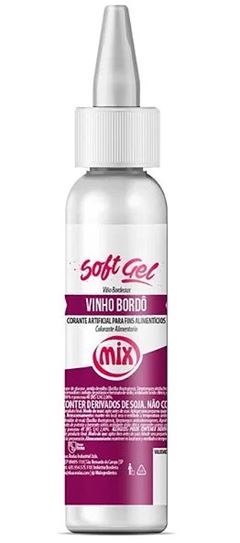 MIX SOFTGEL CORANTE VINHO BORDO 25G