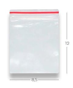 SACO ZIP N°4 8,5CMX12CM C/100
