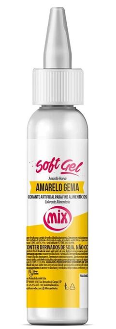 MIX SOFTGEL CORANTE  AMARELO GEMA 60G
