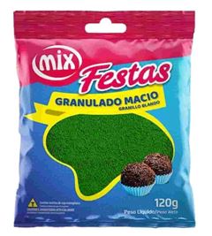 MIX CONFEITO GRANULADO MACIO VERDE 120G