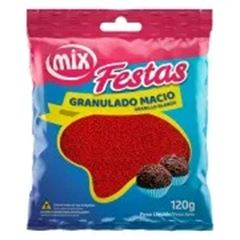 MIX CONFEITO GRANULADO MACIO VERMEL 120G