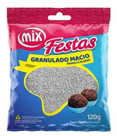 MIX CONFEITO GRANULADO MACIO BRANCO 120G