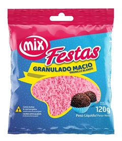 MIX CONFEITO GRANULAD MACIO ROSA BB 120G