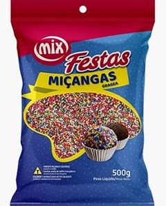 MIX CONFEITO MIÇANGA 8 CORES 500G