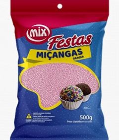MIX CONFEITO MIÇANGA ROSA 500G