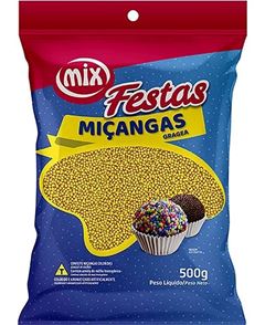 MIX CONFEITO MIÇANGA AMARELO 500G