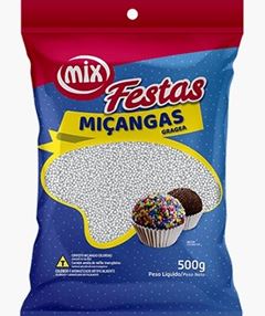MIX CONFEITO MIÇANGA BRANCA 500G