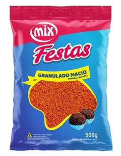 MIX CONFEITO GRANULADO MACIO LARANJ 500G